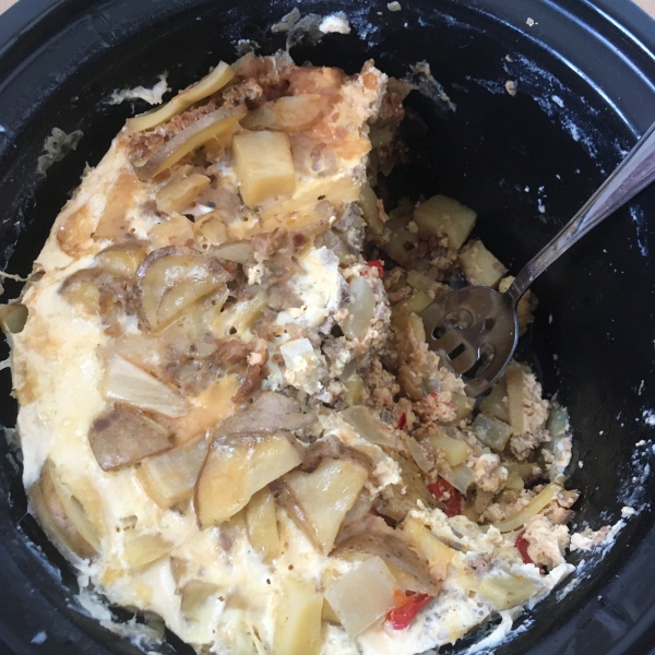 Breakfast Casserole in a Slow Cooker