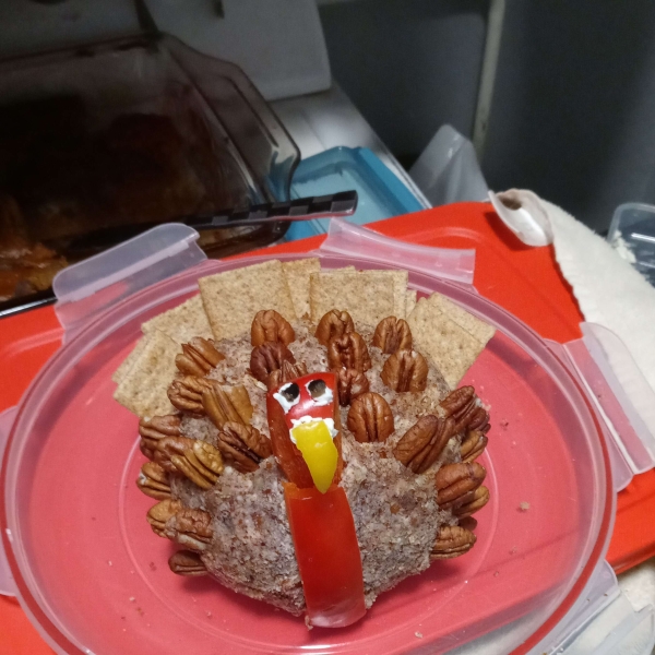 Turkey Cheese Ball for Thanksgiving