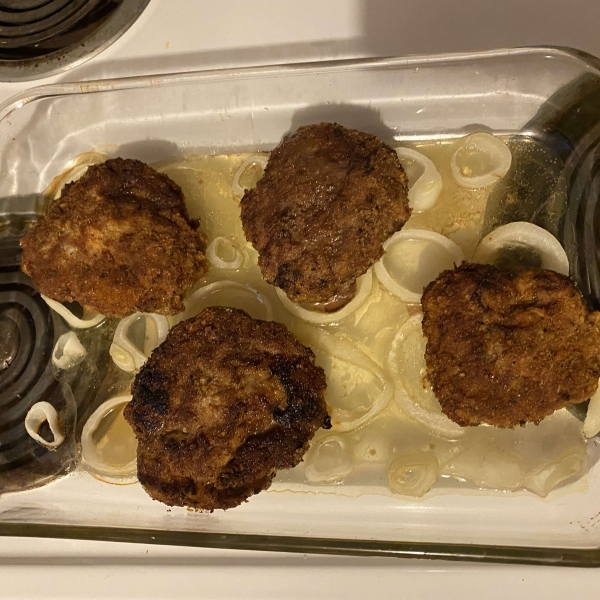 Breaded Hamburgers
