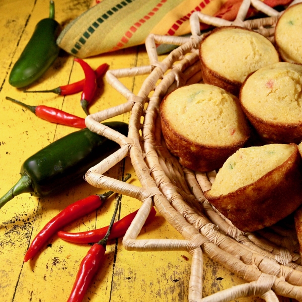Cornbread-Jalapeno Muffins