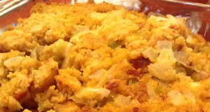Cornbread Stuffing with Chorizo and Chiles