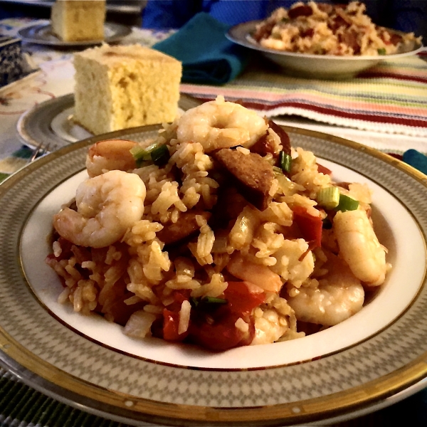 Shrimp and Smoked Sausage Jambalaya