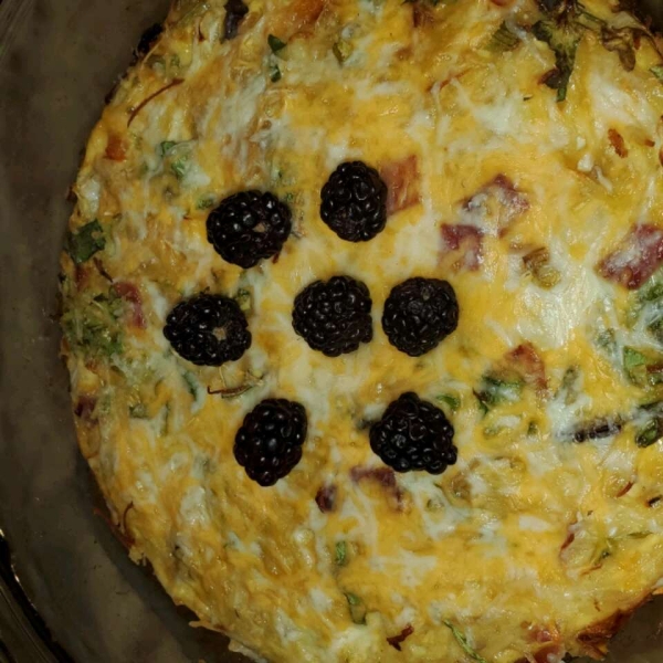 Egg and Hash Brown Pie
