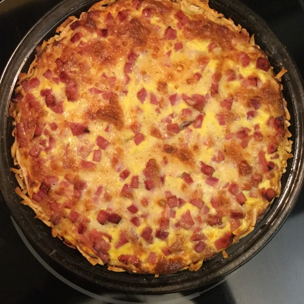 Shredded Potato Quiche