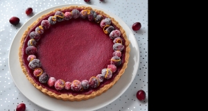 Cranberry-Orange Curd Tart