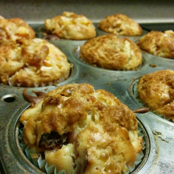 Beth's Peach-Nectarine Muffins