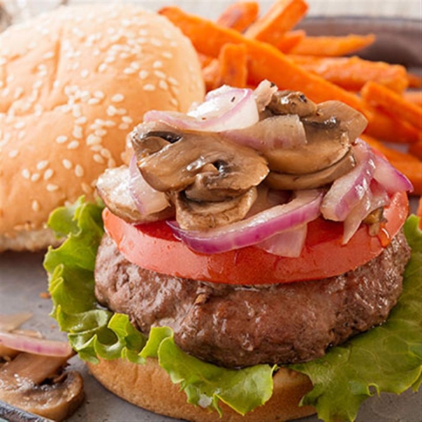 Blue Cheese Stuffed Burgers