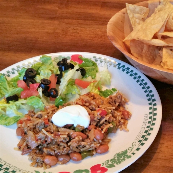 Beefy Naked Burrito Skillet