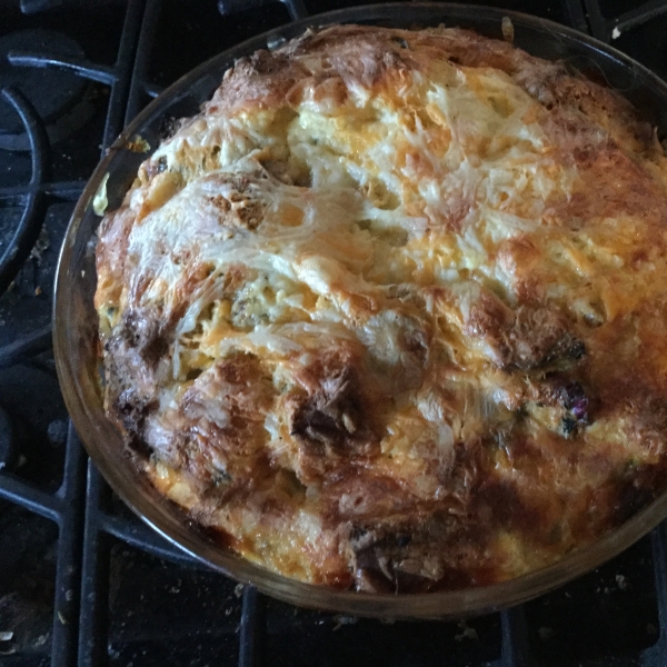 Savory Rosemary Bread Pudding