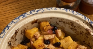 Butternut Squash with Apple and Cranberries