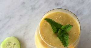 Peachy Mango Cucumber Tea Smoothie