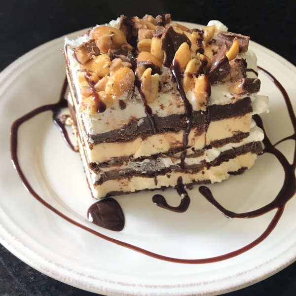 Hot Fudge Ice Cream Bar Dessert