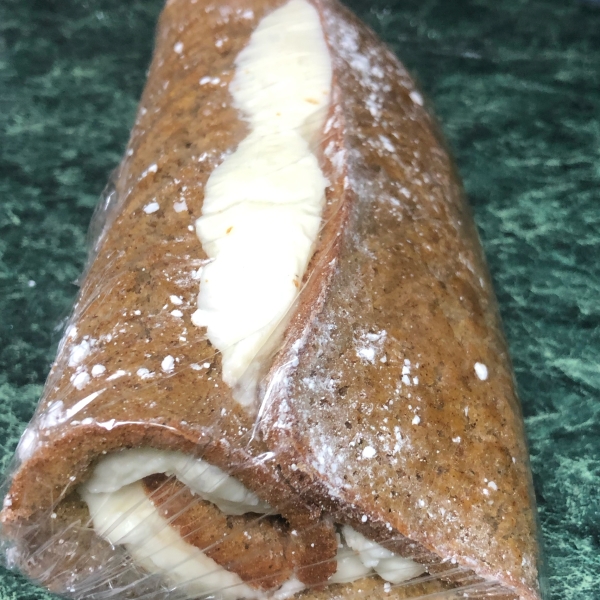 Pumpkin Roll with Cream Cheese Frosting