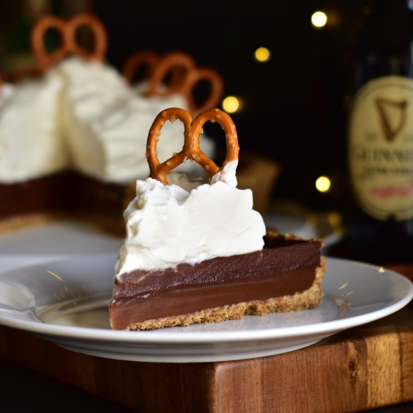 Guinness®, Chocolate, and Caramel Tart