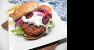 Greek Grilled Beyond Meat® Burgers