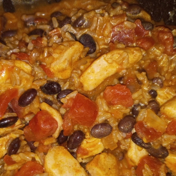 Chicken Burrito Skillet