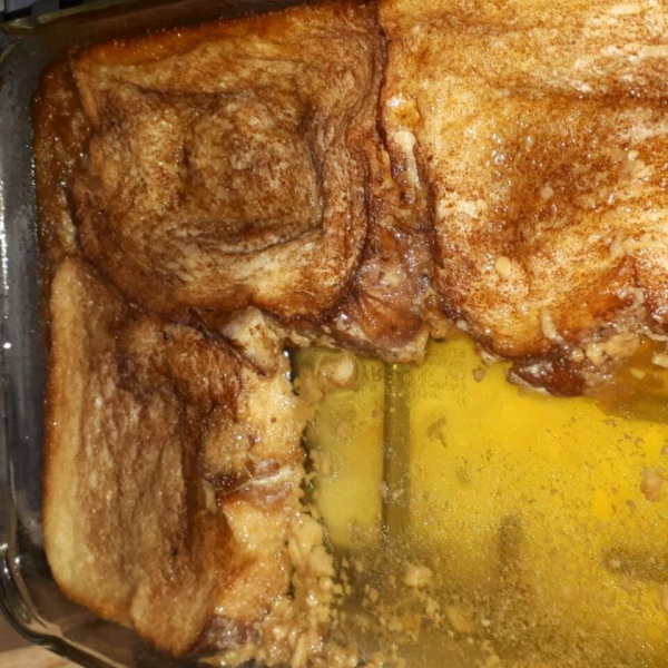 Syrup on the Bottom French Toast Casserole