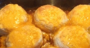 Cowboy Casserole with Biscuits