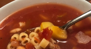 Pasta Fagioli Soup with Bacon