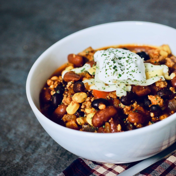 Easy Turkey Bean Chili