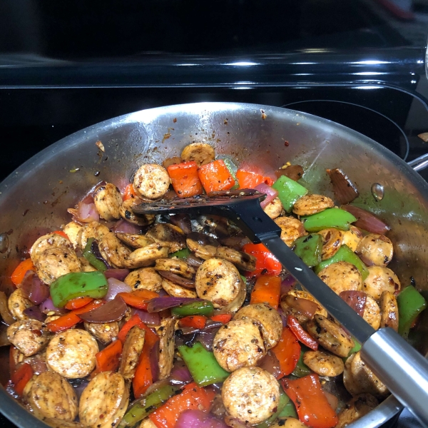 Turkey Sausage and Pepper Skillet