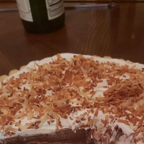 Coconut (Haupia) and Chocolate Pie