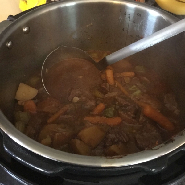 Instant Pot Beef Stew with Red Wine