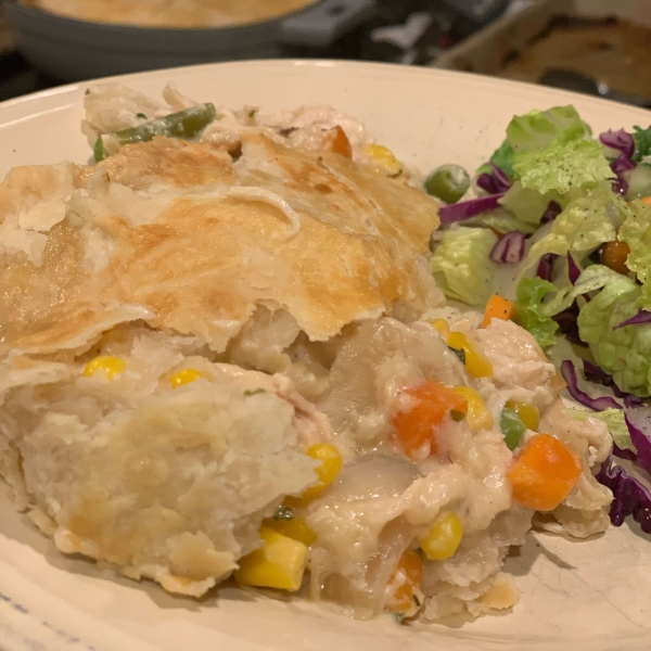 Simple Classic Chicken Pot Pie