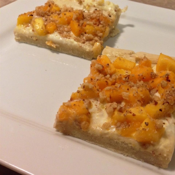 Mango Cream Cheese Pizza