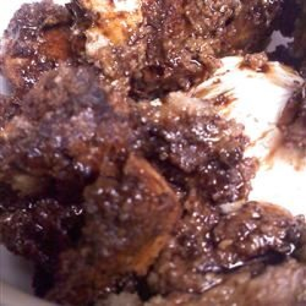 Chocolate Custard Bread Pudding