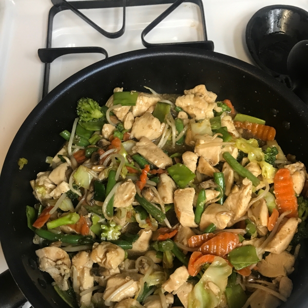 Chinese Almond Chicken Stir-Fry