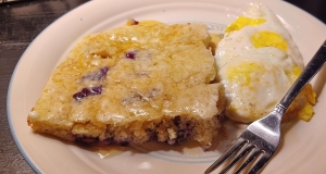 Sheet Pan Blueberry Pancakes