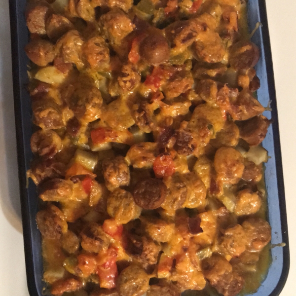 Mexican Potato Sausage Casserole