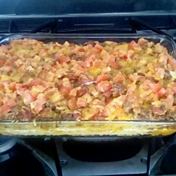 Mexican Potato Sausage Casserole