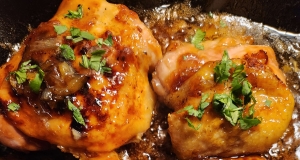 Honey Garlic Chicken Thighs