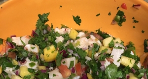 Conch Ceviche with Pineapple