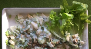 Apple-Celery Salad with Yogurt Dressing