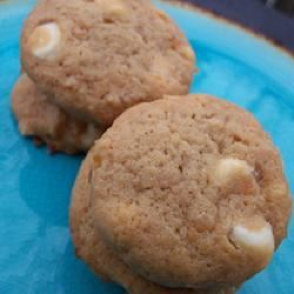 Apricot and White Chip Cookies with Almonds