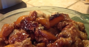 Skillet Peach Dumplings