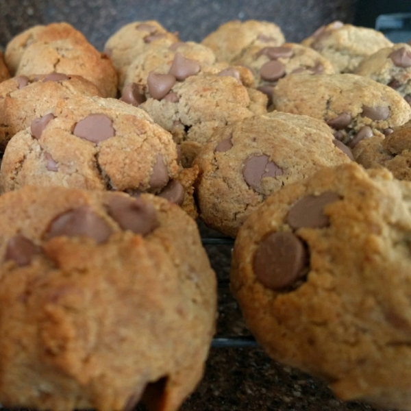 Paleo Skillet Chocolate Chip Cookie