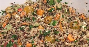 Quinoa Salad with Roasted Yams