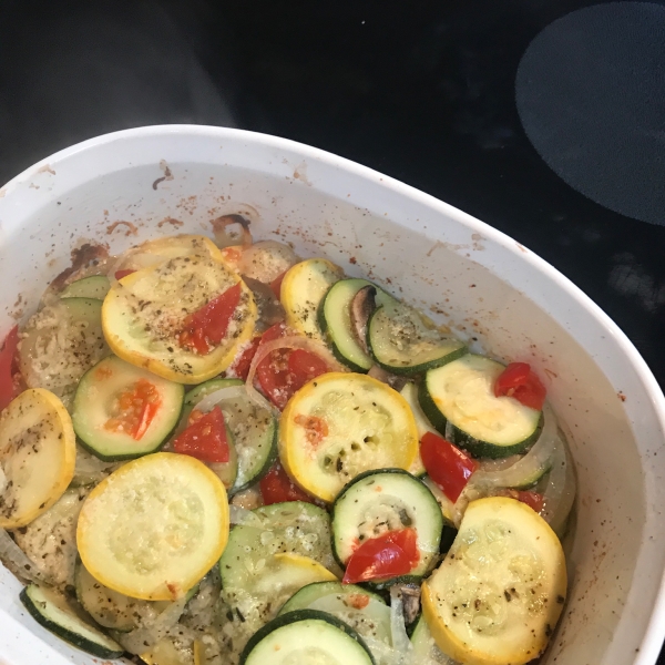 Squash and Zucchini Casserole