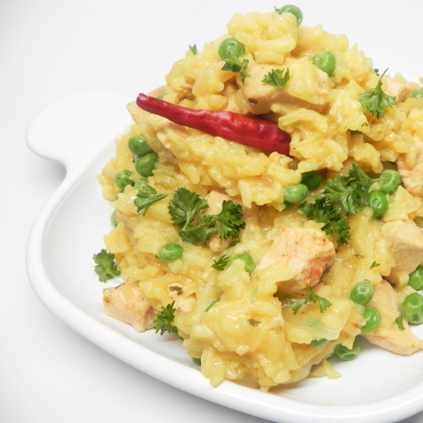 One-Pot Spanish Chicken and Yellow Rice