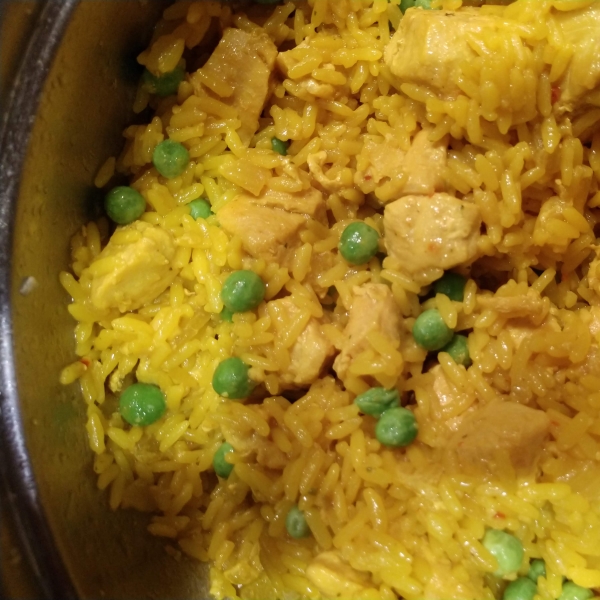 One-Pot Spanish Chicken and Yellow Rice
