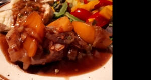 Owen's Peachy Pig Out