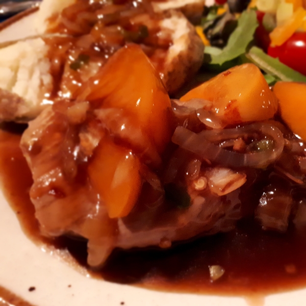 Owen's Peachy Pig Out