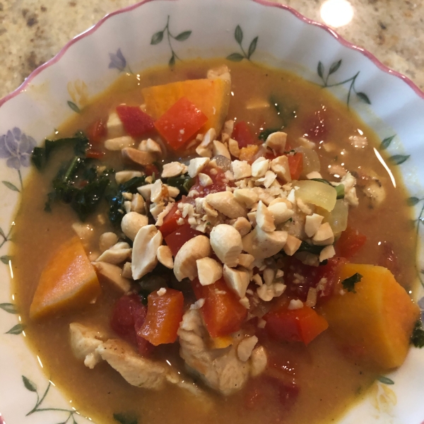 West African-Style Peanut Stew with Chicken