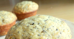 Applesauce Orange Poppyseed Muffins