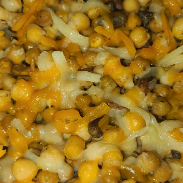 Zesty Garbanzo Beans with Pistachio Nuts