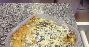 Healthier Hot Artichoke and Spinach Dip II